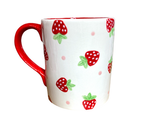 McKenzie Towne Strawberry Dot Mug