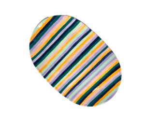 McKenzie Towne Stripes Platter