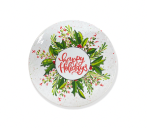 McKenzie Towne Holiday Wreath Plate