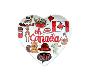 McKenzie Towne Canada Heart Plate
