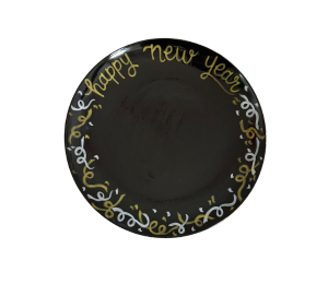 McKenzie Towne New Year Confetti Plate