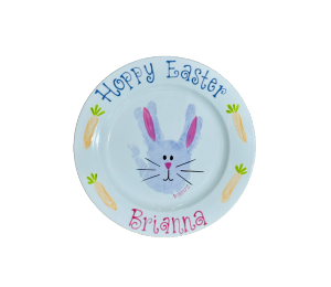 McKenzie Towne Easter Bunny Plate
