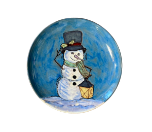 McKenzie Towne Rustic Glazed Snowman