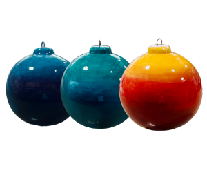 McKenzie Towne Jewel Toned Ombre Ornament