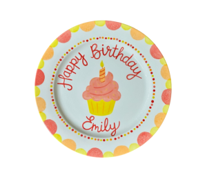 McKenzie Towne Birthday Cupcake Plate