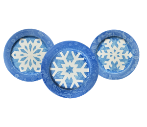 McKenzie Towne Paper Snowflake Plate